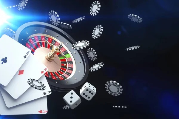 Live roulette wheel and dealer in professional studio setting
